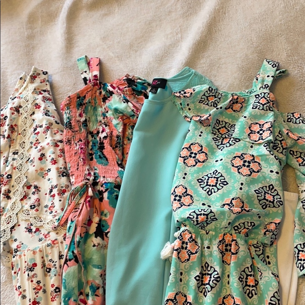 Rompers and Dressy legging Set.  Size 14/L